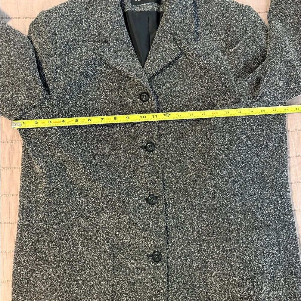 Sag Harbor Tweed Blazer Grey Size 16 - Picture 3 of 7